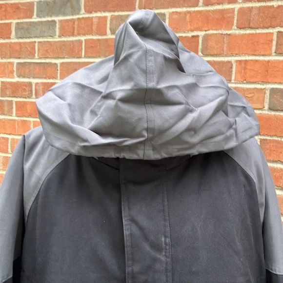 EUC sz 3X Maxam Mountain black and gray goose down coat parka